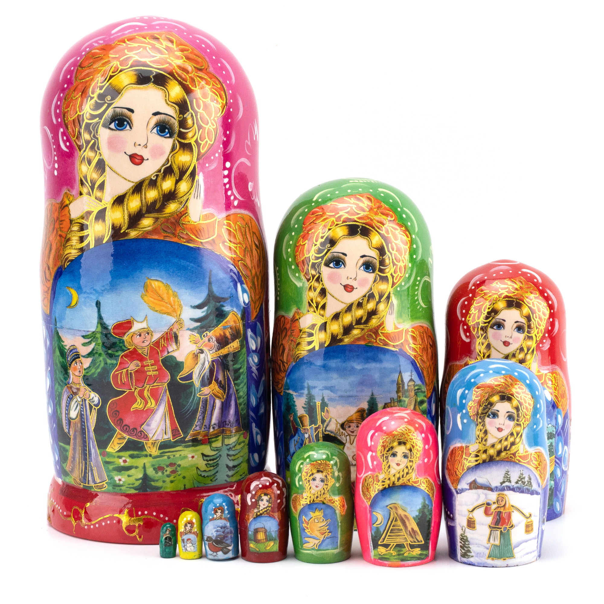 套娃正版烤漆哈尔滨旅游纪念品