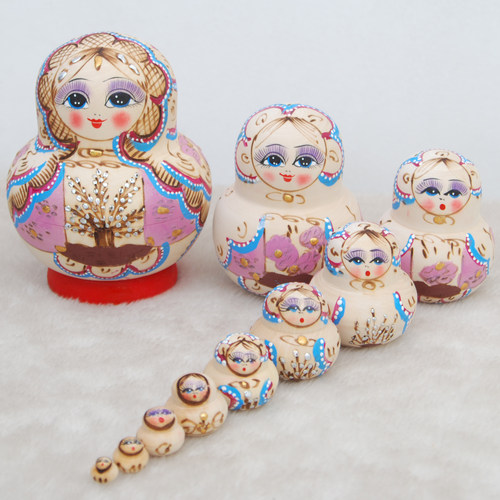 正版正品原装十层套娃俄罗斯套娃