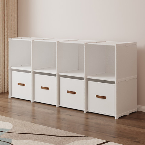 【带收纳筐！】组合式收纳置物架