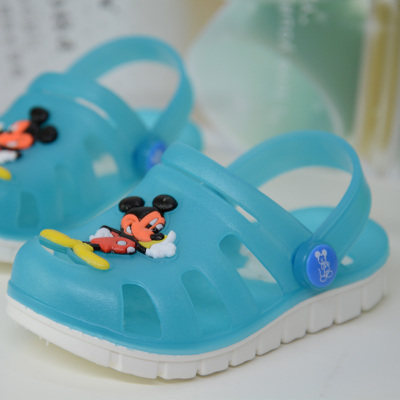 Pantoufles enfants en autre pour été - semelle caoutchouc - Ref 986187 Image 3