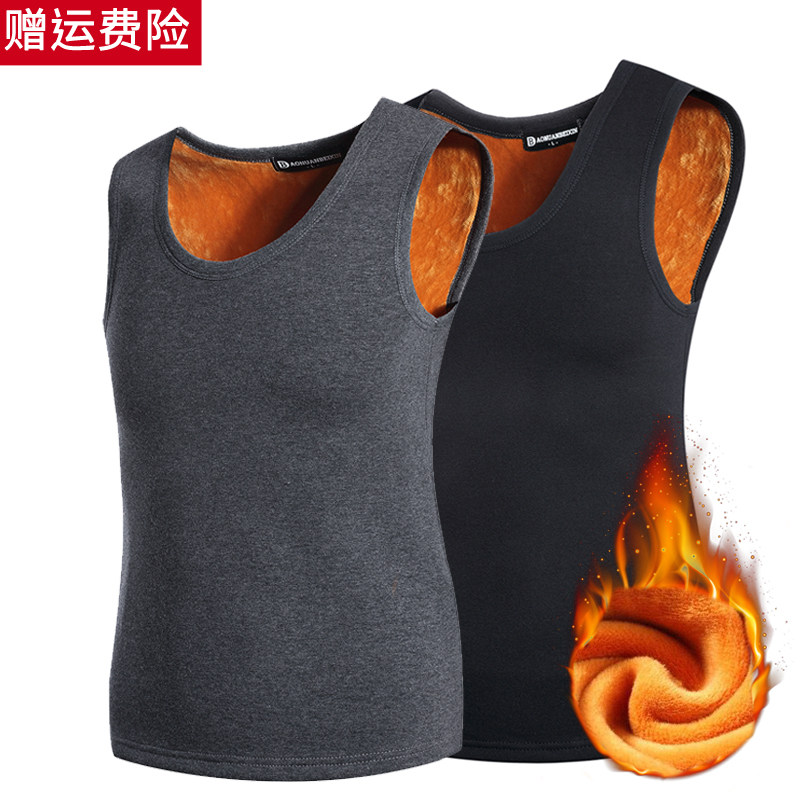 冬季男加厚马甲修身坎肩保暖背心