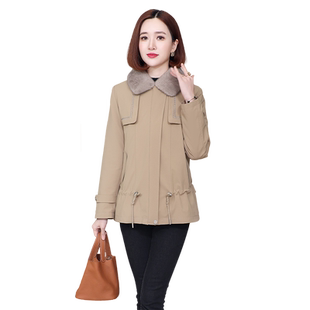 派克服女2025冬季新款年轻水貂内胆可拆卸海宁皮草尼克服外套短款