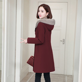 水貂毛貂皮内胆可拆卸海宁皮草尼克服外套中长款 派克服女冬季 新款