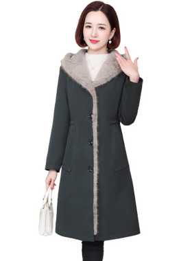 派克服女中长款中年妈妈