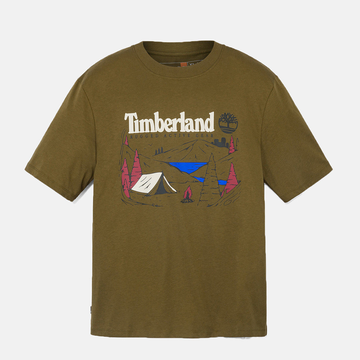Timberland添柏岚男装户外棉质舒适透气休闲圆领短袖T恤A69AY
