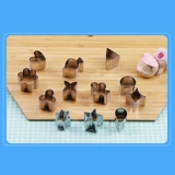 Высококачественная глина, квадратная металлическая форма с розой в составе