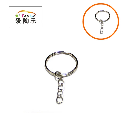 Брелок, глина, материал, 4 шт