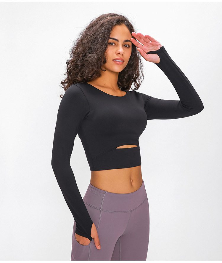 官网lululemon官方旗舰店露露柠檬瑜伽服长袖上衣秋冬运动健身t恤