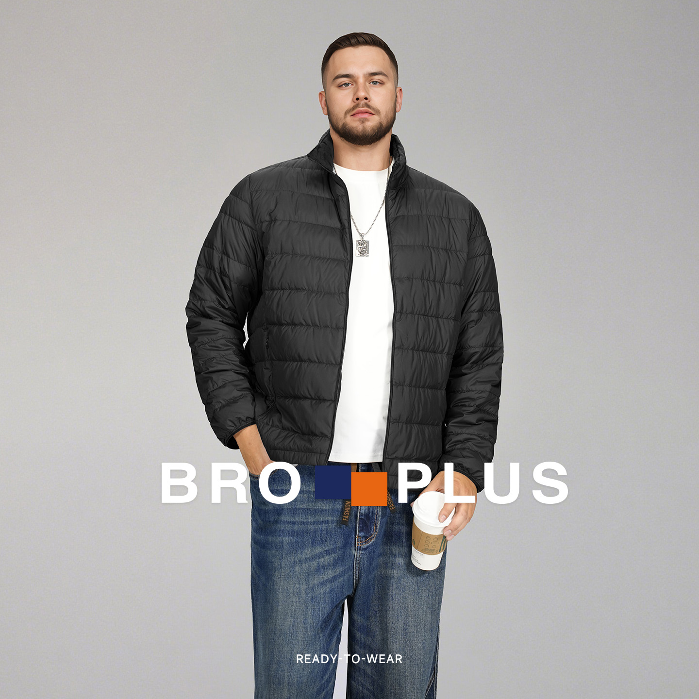 6胖人轻薄羽绒服7男装8加肥加大码秋冬装保暖肥佬宽松外套5xl袄子