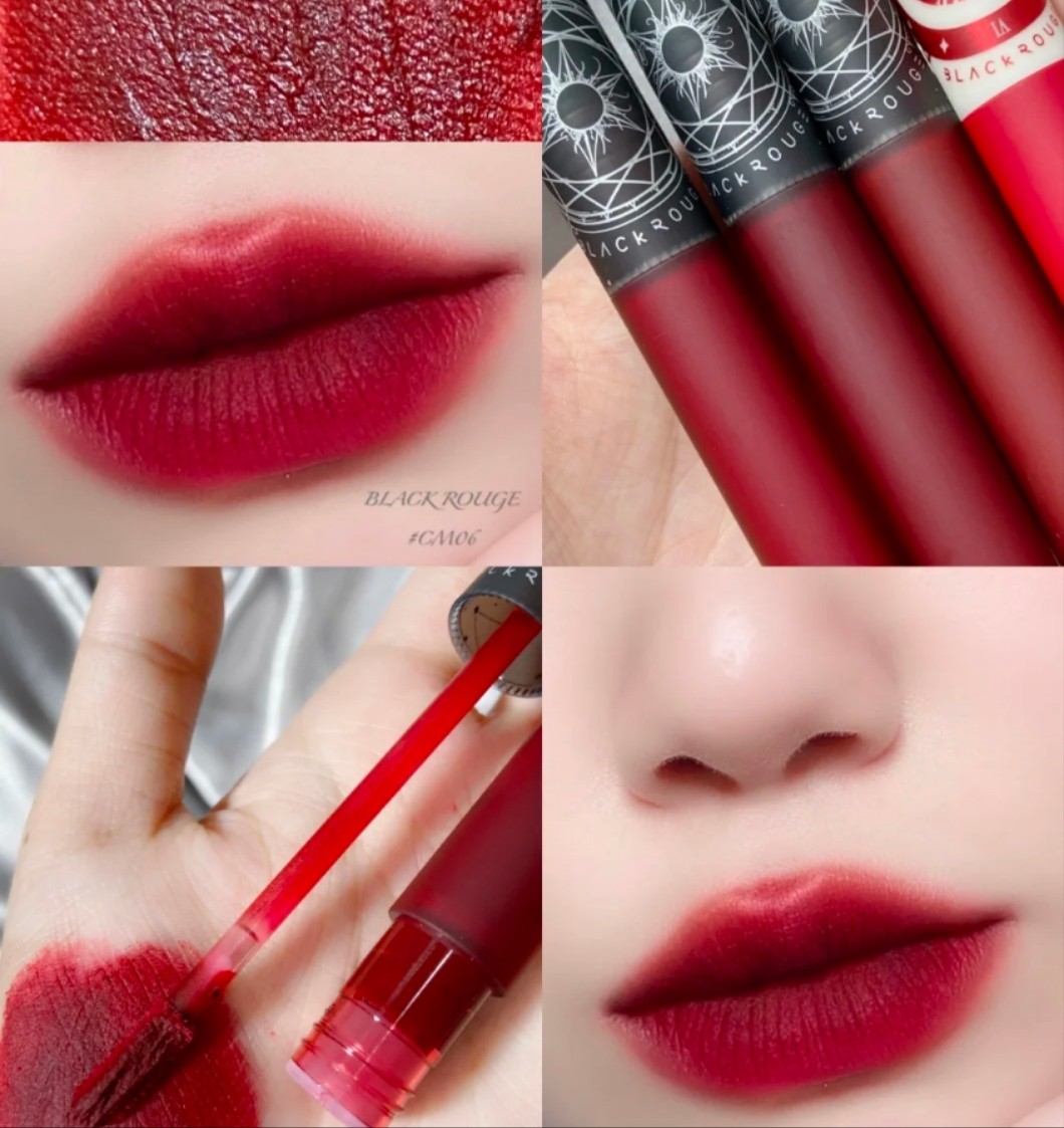韩国blackrouge塔罗牌唇釉口红5g雾面哑光唇泥不拔干掉色cm07清仓