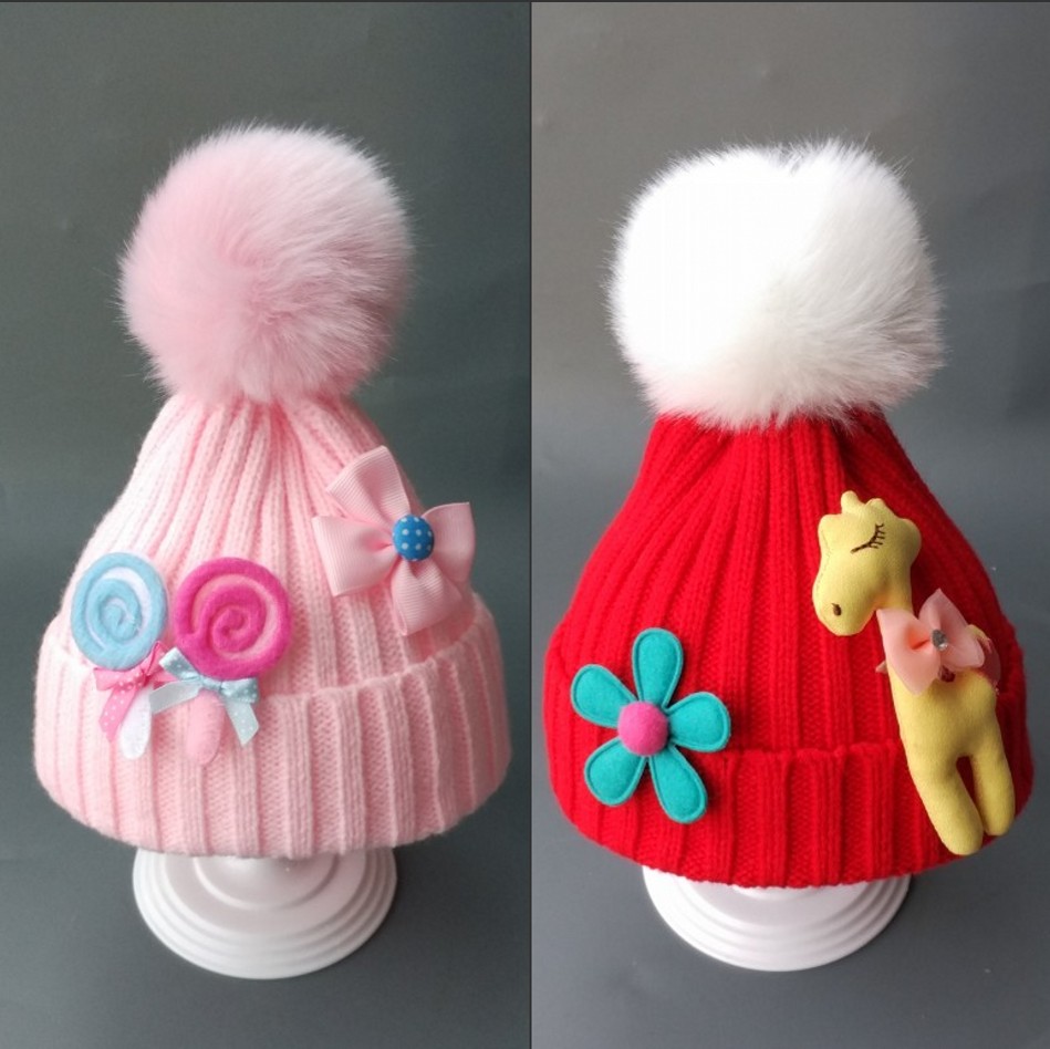 秋冬天帽子男女宝宝帽儿童帽婴儿套头帽6-12个月124岁针织毛线帽