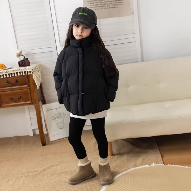 童装羽绒服儿童加厚保暖休闲外套2025冬装新款洋气时尚男女中大童