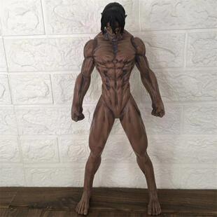 进击的巨人艾伦耶格尔手办模型玩具男生动漫公仔现货礼物摆件45cm