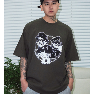 ThugLifeGangsta街头文化短袖