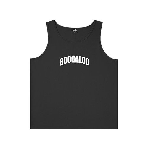 蜜丘琳BOOGALOO字母宽松背心