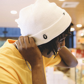 国潮时尚 美式 嘻哈街舞滑板说唱糖果色针织帽毛线帽