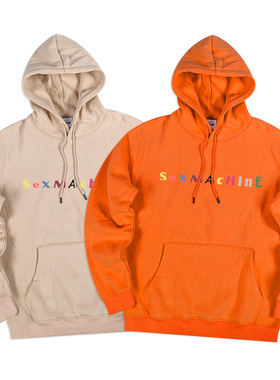 蜜丘琳JAMES BROWN SEXMACHINE国潮嘻哈街舞滑板说唱加绒帽衫卫衣