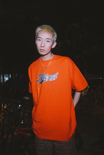 TEE恤 宽松小领口短袖 蜜丘琳METRUST嘻哈国潮短袖 街舞滑板说唱时尚