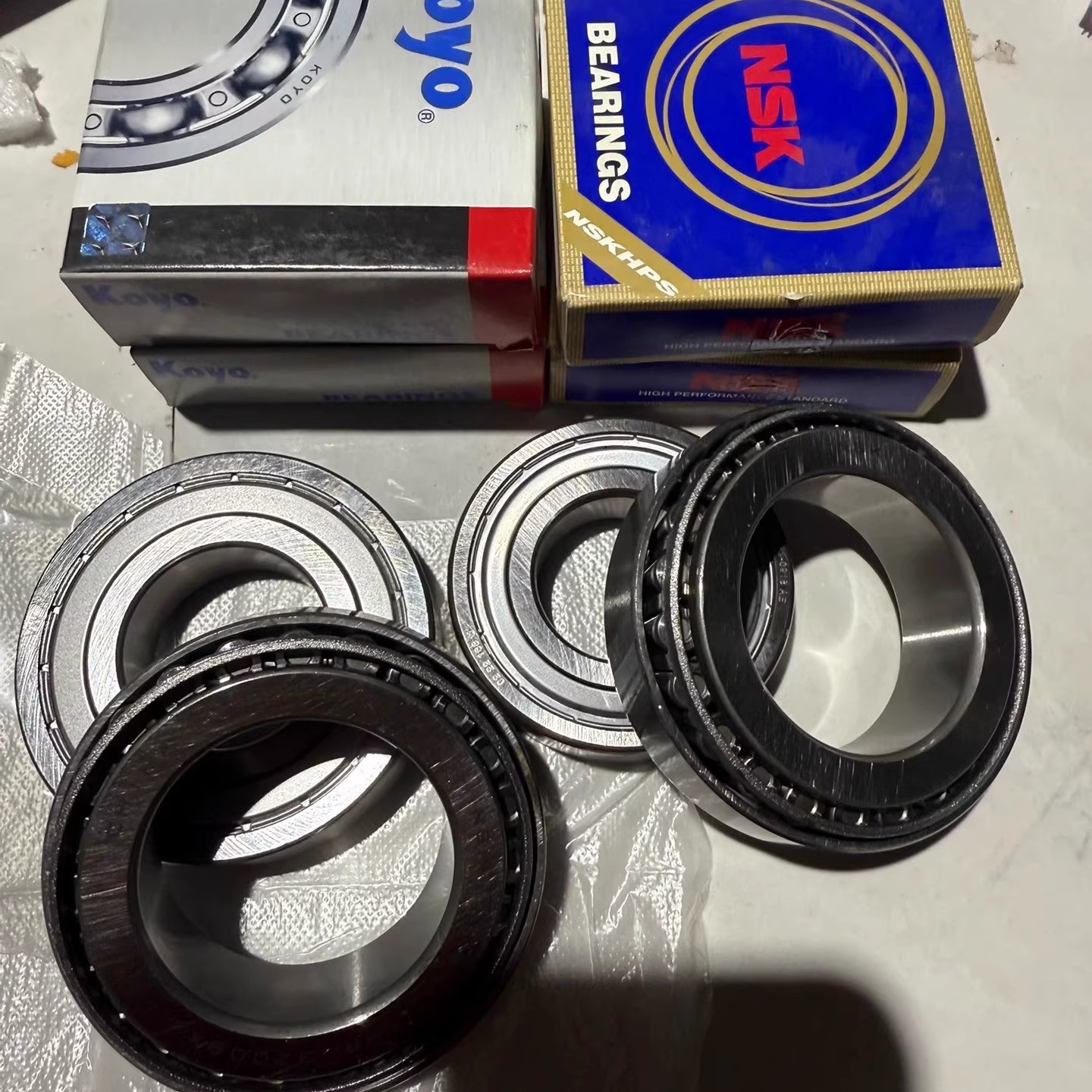 适用欧拉好猫减速器内部易损轴承油封套件 齿轮油内部易损轴承