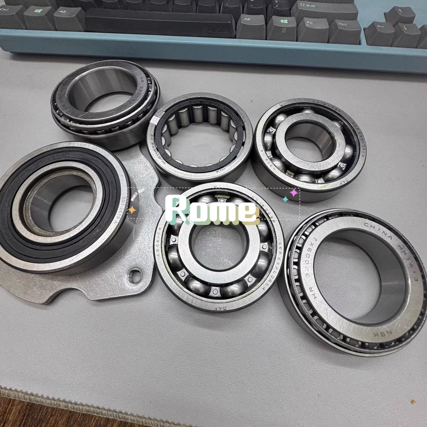 适用荣威EI5荣威ERX5减速器轴承大通EUNIQ 5减速器驱动电机轴承