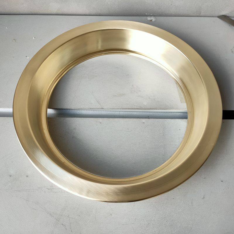 新品推荐 黄铜 电磁炉铜桌圈 铜锅圈 铜火锅 加厚紫铜桌圈 小锅圈