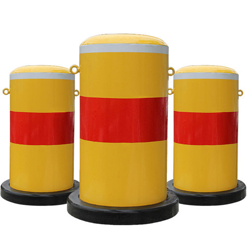 219mm加厚固定款钢管警示柱反光路桩交通安全防撞柱道口桩铁立柱