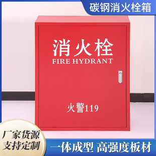 厂家货源碳钢消火栓箱 加厚消防箱家用酒店灭火器箱 消防栓箱子