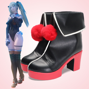 漫展cosplay鞋生或死沙滩排球玛丽罗斯cos鞋定做高跟大码来图定制