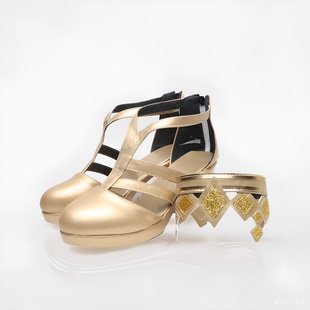 cosplay鞋原神须弥绮思晚星莱依拉cos鞋定制高跟增高支持来图定做