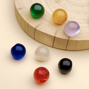 仿玉石珍珠纽扣雪纺衬衫扣子盘扣旗袍唐装汉服复古彩色圆形珠光扣