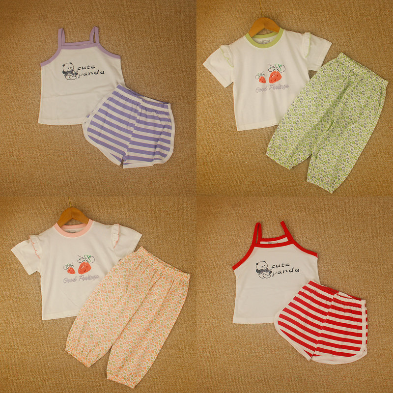 80旺贝特夏季纯棉短袖短裤