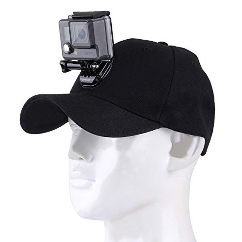 Goprohero5/4/3+帽子小蚁帽山狗配件棒球帽遮阳帽