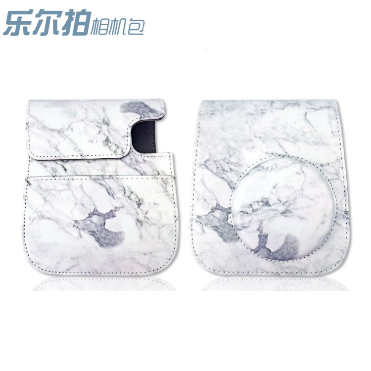 现货拍立得mini8/mini9/mini11相机包大理石纹保护套防摔皮套