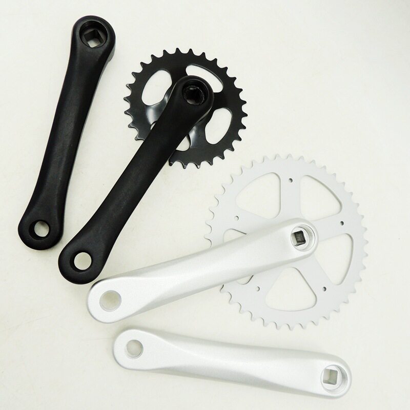 40/42齿折叠自行车铝合金牙盘170mm死飞车牙盘曲柄方孔单变通用