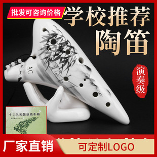 陶笛12孔初学者入门中音C调十二孔AC专业陶埙树脂小学生儿童6乐器