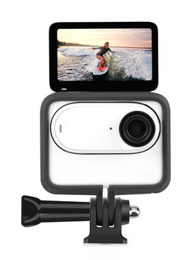 PULUZ胖牛适用Insta360GO3/3S拇指相机电池盒散热兔笼保护框