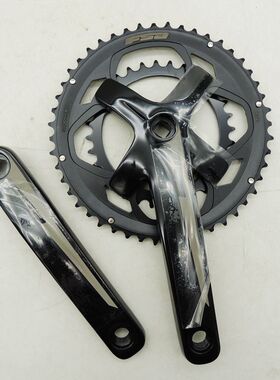 FSA48/32T*172.5mm公路自行车铝合金牙盘50/34齿变速牙盘方孔黑