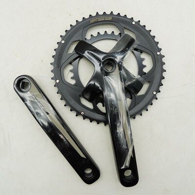 FSA48/32T*172.5mm公路自行车铝合金牙盘50/34齿变速牙盘方孔黑