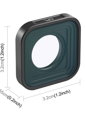 PULUZ胖牛适用GoProHero13/12mini滤镜运动相机CPL偏光镜UV保护镜