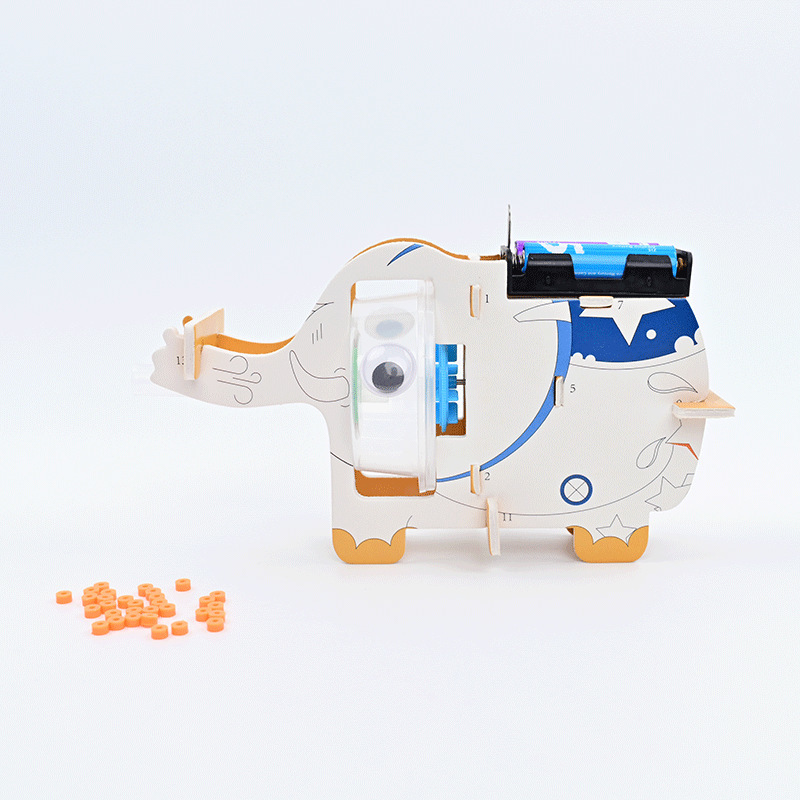 KT大象吸尘器清洁小帮手儿童科技小制作益智科学小实验材料包新