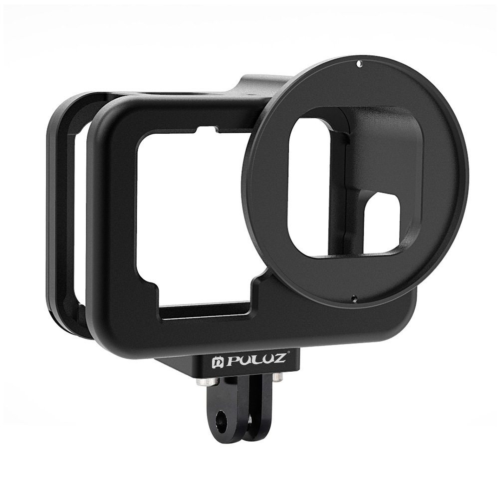 PULUZ胖牛适用GoProHERO13/12Black金属保护套狗笼保险框带UV镜头