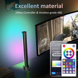 跨境涂鸦WiFi红外音乐幻彩桌面氛围灯竞技游戏电视拾音背景灯