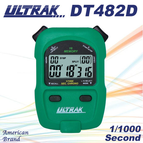 电子秒表DT482D定尔志ULTRAK奥赛克16道2排显示计时器千分一秒