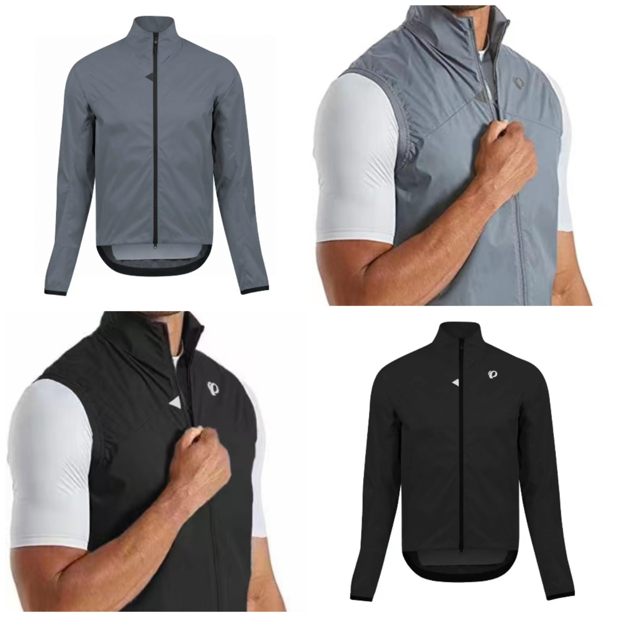 Pearl Izumi 骑行风衣防风马甲美版男款女款双开Ykk拉链