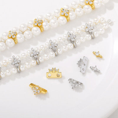 14K包金镶锆双排三排隔片