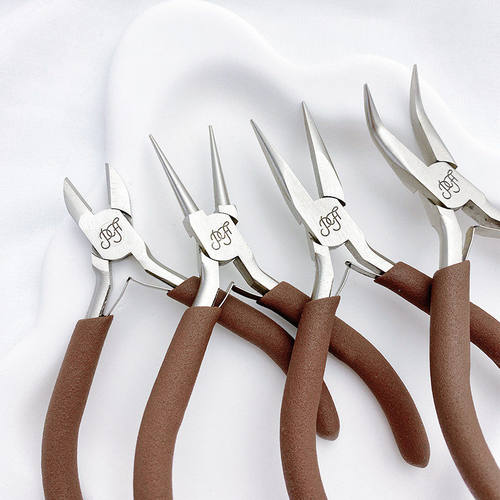 进口碳钢高端珠宝钳圆嘴钳尖头钳