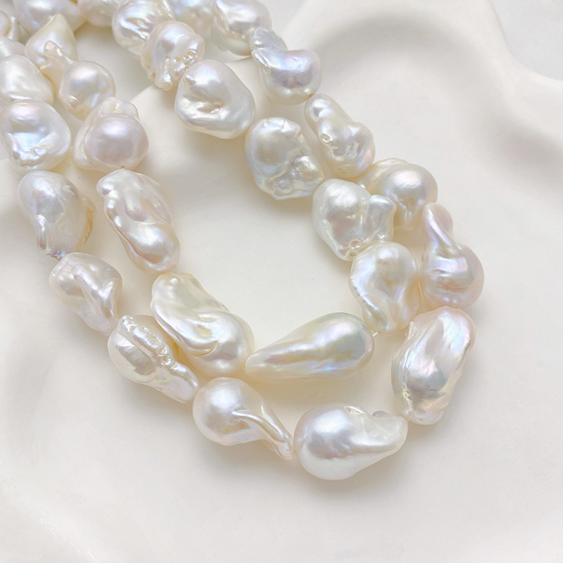 天然淡水珍珠半成品大巴散珠