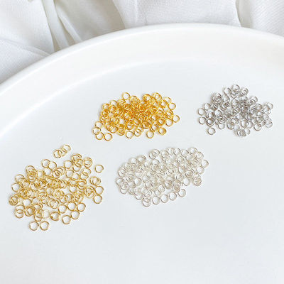 14K包金保色钛钢细小开口圈单圈