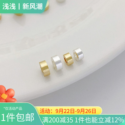 14K包金保色厚隔珠圆管珠