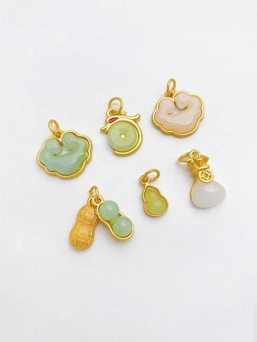 Подвеска ручной работы, ручка, браслет, ожерелье, аксессуар, аксессуары, золотой цвет, DIY